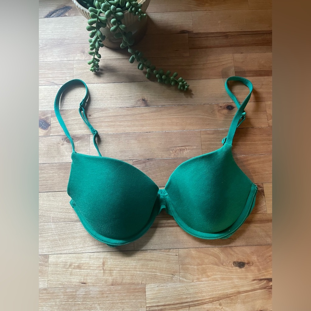 Green Auden Women's Bra